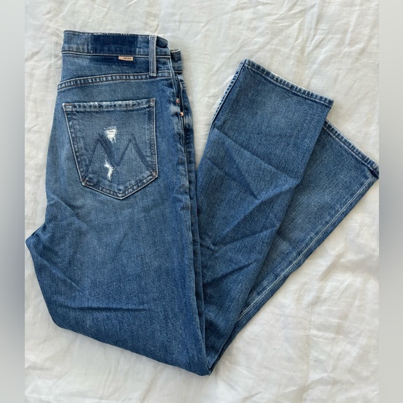 Mother - High Waisted Rider Ankle - color Far Beyond The Sky - size 28 - Picture 2 of 5